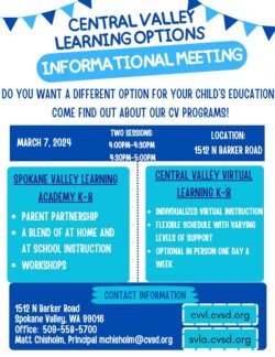 Learning Options Flyer